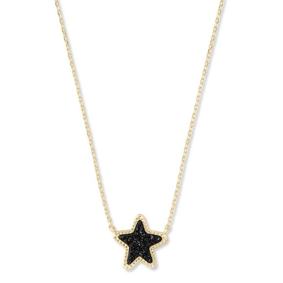 Kendra Scott Jewelry - NWT Kendra Scott Jae Star Pendant necklace in Black Drusy